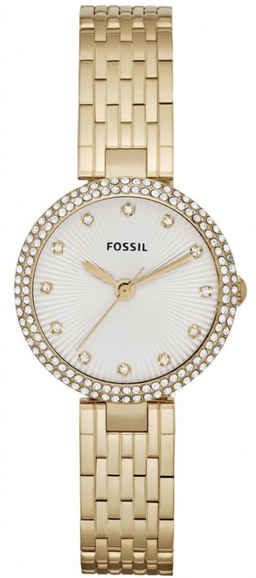 Klockarmband Fossil ES3346 Rostfritt stål Guldpläterad 12mm